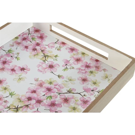 Tálca virágos 40x30x5 cm 2 féle