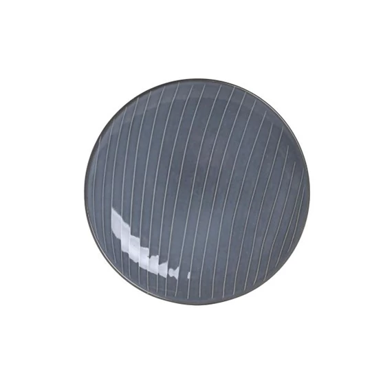 Tányér csíkos 20x20x2,5 cm