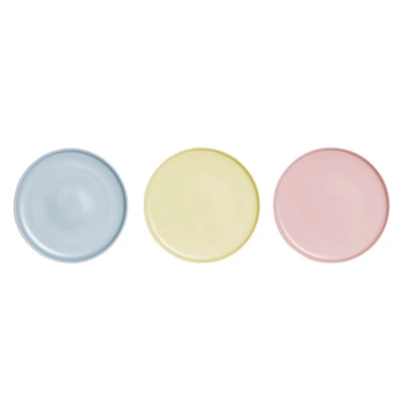 Tányér 25x25x2 cm 3 féle