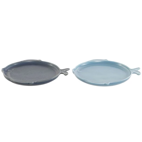 Tányér halas 22,6x20,5x2 cm 2 féle