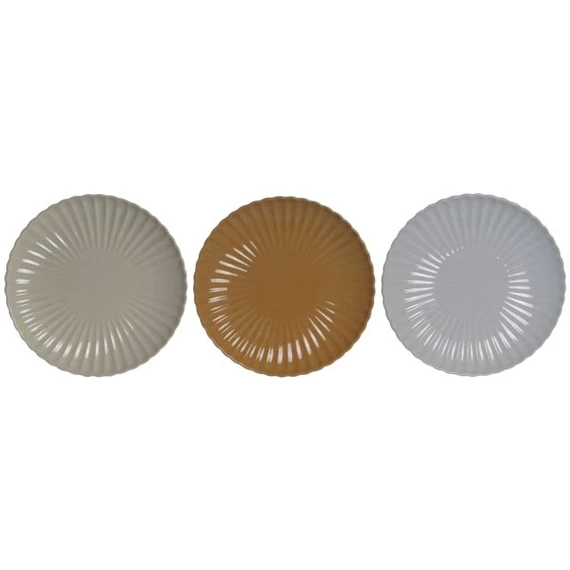 Tányér 26x26x3 cm 3 féle