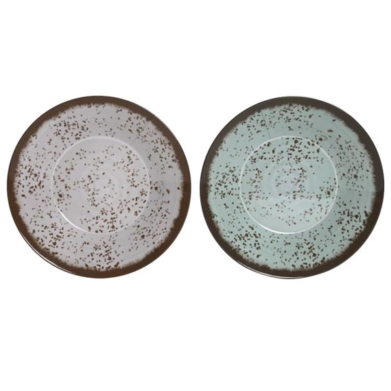 Tányér 22,9x22,9x3,6 cm 2 féle