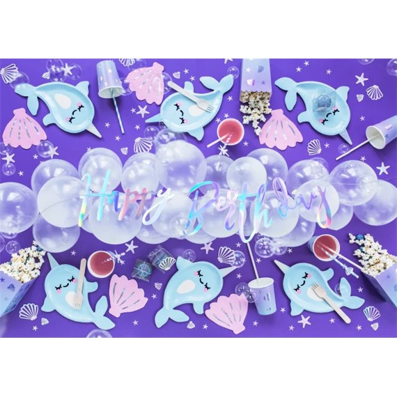 Papírtányér papír gyerek kék S/6