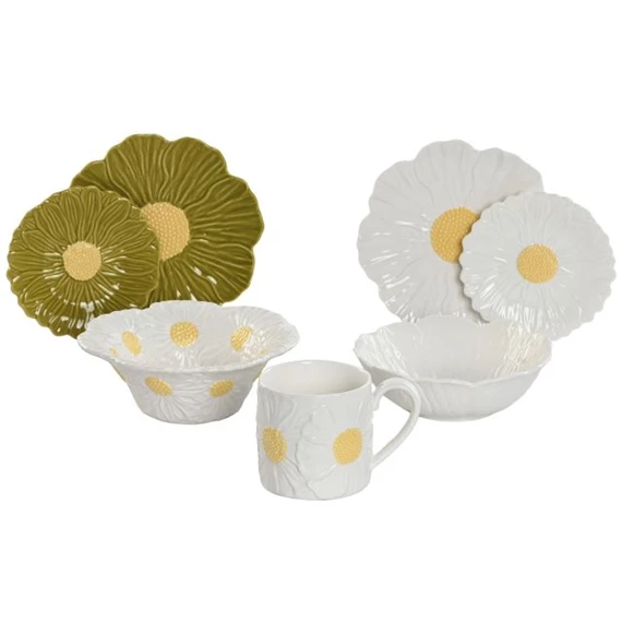 Tányér 16x16x2 cm 2 féle