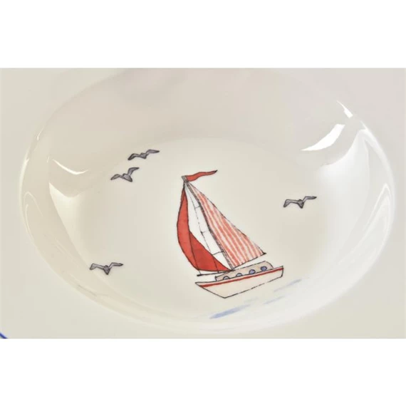 Tányér vitorlás 21,5x21,5x3,5 cm 2 féle