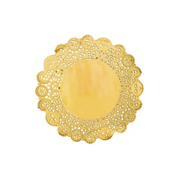 Tányéralátét arany, átmérő kb. 35,5 cm S/50