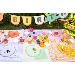 Papírtányér mix 21 cm S/6