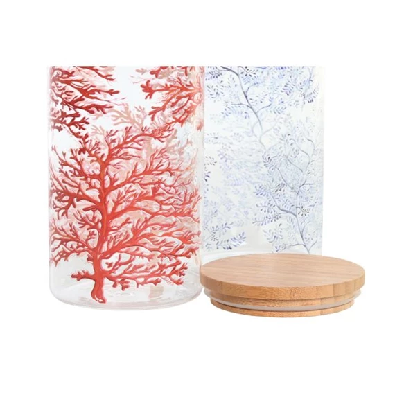 Tároló 10x10x22 cm 1400 ml 2 féle