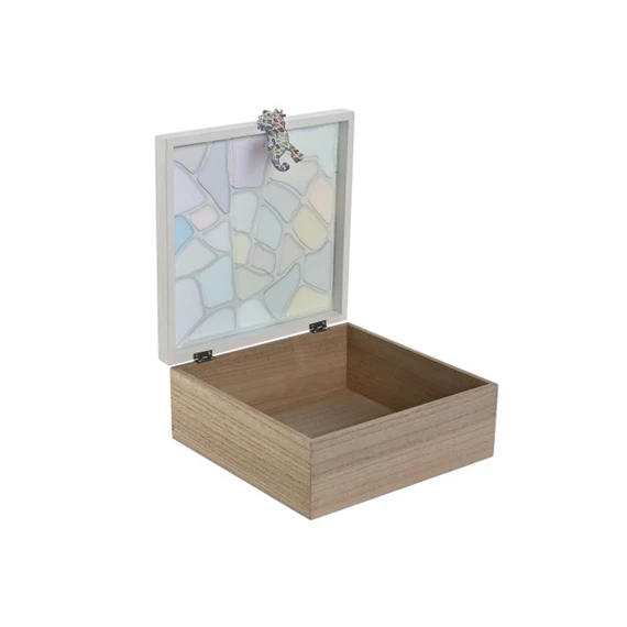 Tároló doboz szögletes 24x24x10 cm