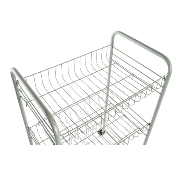 Tároló rekeszekkel, kerekes 40x26x62 cm