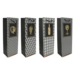 Tasak boros, geometriai mintával 12x35x9 cm 4 féle