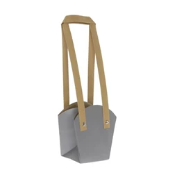 Tasak cserepes virághoz, füllel 13x9, 5x15 cm