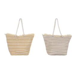 Táska csíkos 46x22,5x38 cm 2 féle