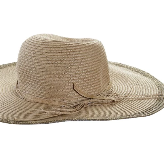 Táska szett fonott, kalappal 43x10x28 cm 2 féle S/3