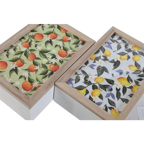 Teafilter tartó doboz 24x16x7,5 cm 2 féle