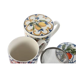 Teásbögre mintás 380 ml 12,5x9x11 cm 2 féle