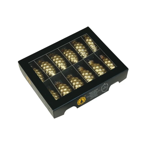 Toboz 6 cm bright gold mat S/12