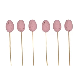 Tojás pöttyös, betűzős 5 cm S/6