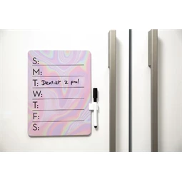 Törölhető tábla, mágneses rögzítéssel, irizáló