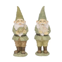 Törpe nyúllal, teknőssel álló 9x8x23 cm 2 féle