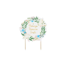 Tortadísz elsőáldozás 16,7x20 cm mix