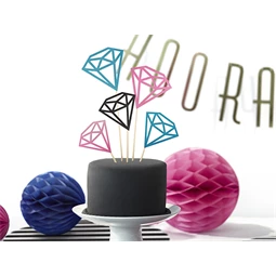 Tortadísz gyémántok 12,5-25,5 cm S/5