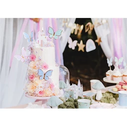 Tortadísz pillangók 9 x 6,5 cm mix S/9