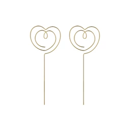 Tortadísz szív arany 12x4,5 cm S/2