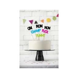 Tortadísz szörnyek - beszédbuborékok 13-21,5 cm S/6