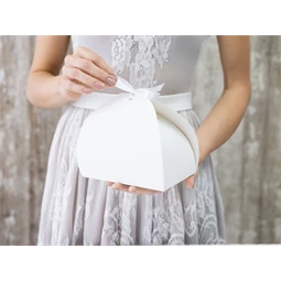 Tortadoboz fehér 16,5x14x9,5 cm S/10