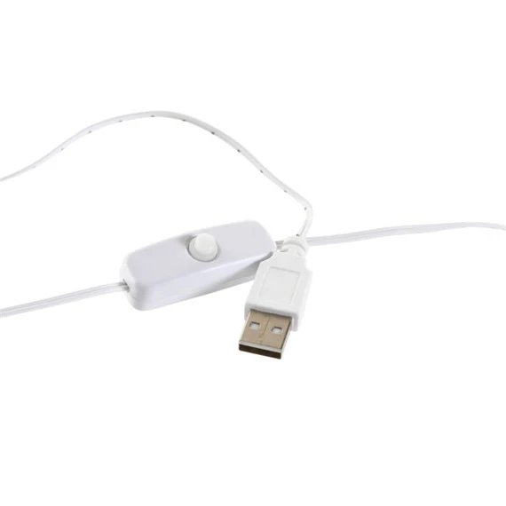 Tükör LED-es 40x2x40 cm