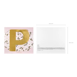 Tükör betű p arany 45x60 cm