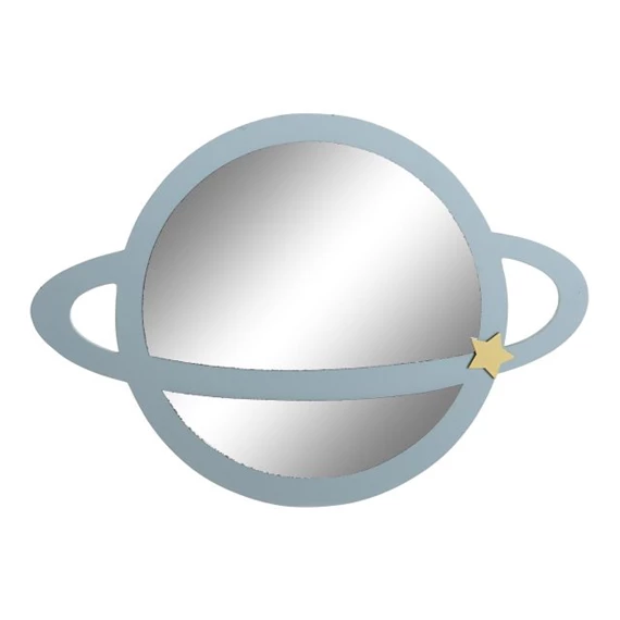 Tükör falra, bolygó alakú 43,5x31x1,5 cm