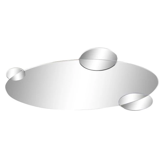 Tükör füstös 120x2x49 cm