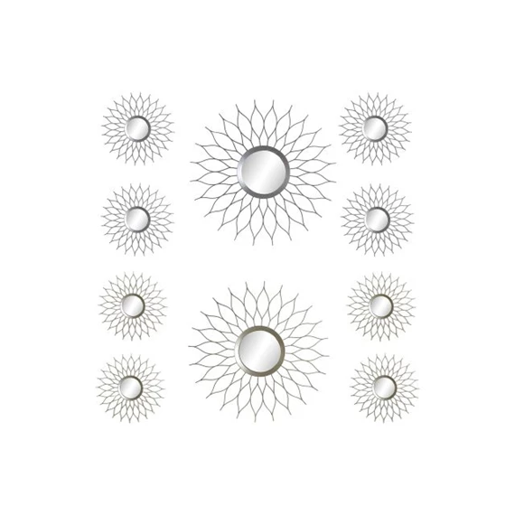 Tükör szett 50x1,5x50 cm 2 féle S/5