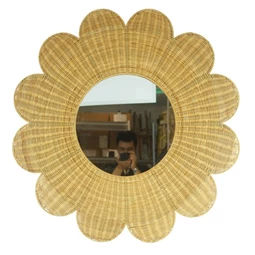 Tükör, virág 98x1x98 cm