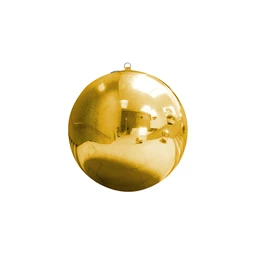 Felfújható tükörgömb, arany, kb. 90 cm