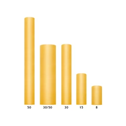 Tüll sima merev sárga 0,3 x 50m