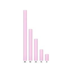 Tüll sima világos rózsaszín 0,15 cm x 9 m