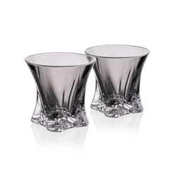 Tumbler pohár szett COOPER ezüst szegéllyel 320 ml 9,5 cm S/6