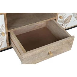 Tv-s szekrény leveles 140x40x50 cm