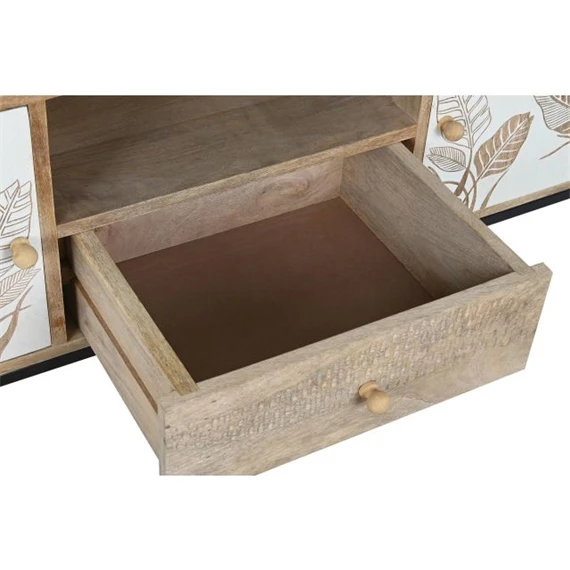 Tv-s szekrény leveles 140x40x50 cm