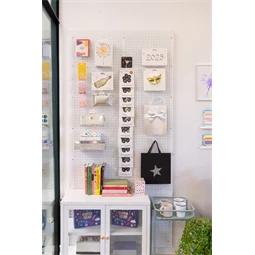 Újévi műanyag akasztószalag 10 kampóval, 1075 mm