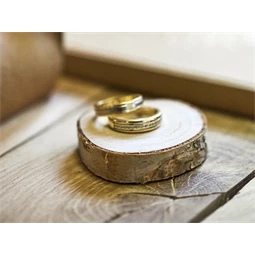 Ültető korong fa 4,5x6,5cm fa S/6