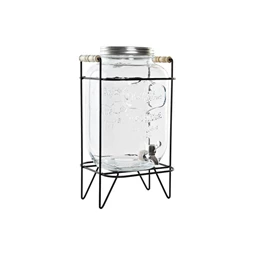 Üveg csappal 23x26x42 cm