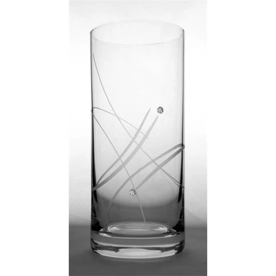 Pohár Swarovski kristállyal 300 ml 14,5x6,4 cm S/6