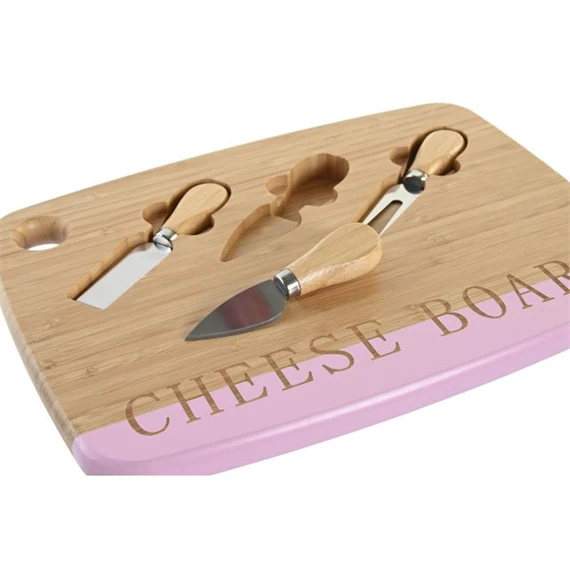 Vágódeszka szett sajtos 33,5x24x2 cm 3 féle S/4