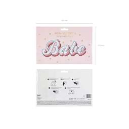 Vasalható matrica babe mix 20x8 cm