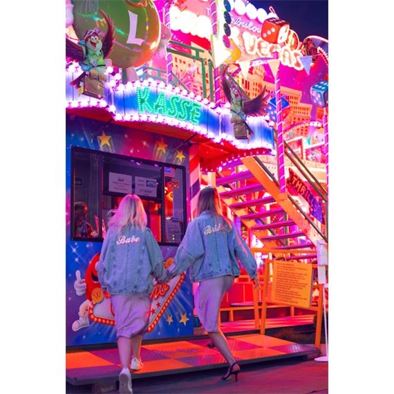 Vasalható matrica menyasszony, mix, 22x8 cm