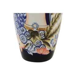 Váza női arc mintával 14x14x39 cm